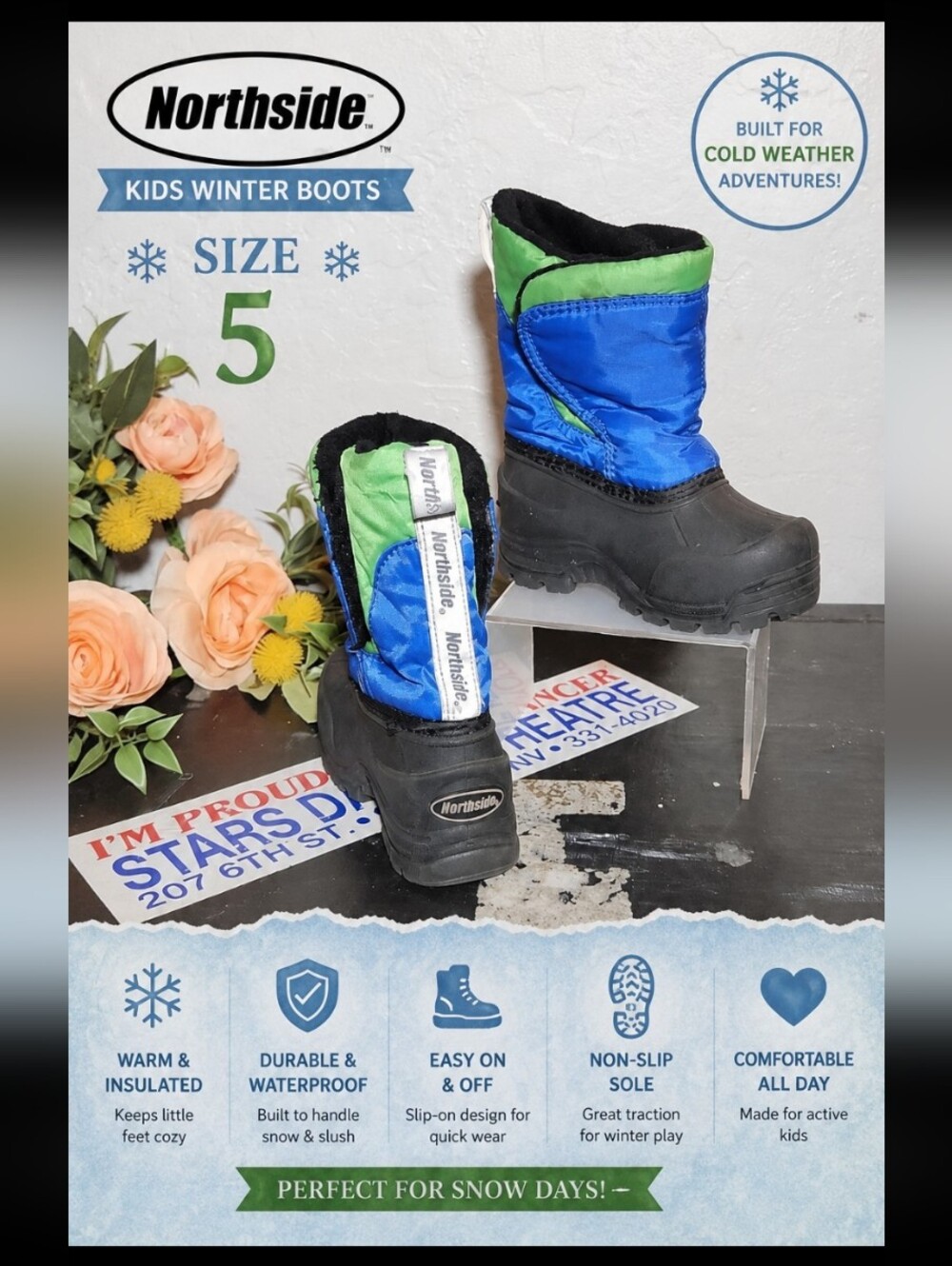 NORTHSIDE Winter Boots Size 5